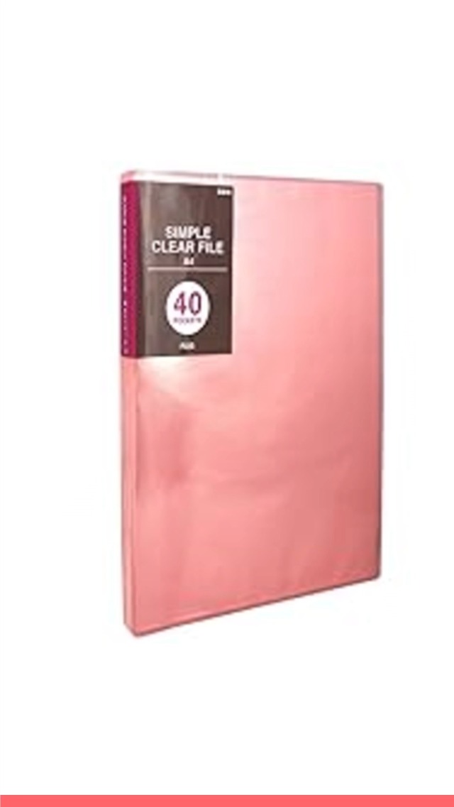 Amazon.co.jp: プラス クリアファイル シンプルクリアーファイル A4 40